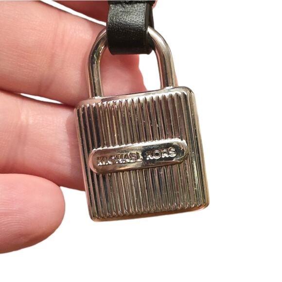 Michael Kors Mercer Large Grey Pebbled‎ Leather Tote Crossbody Satchel - Picture 7 of 16